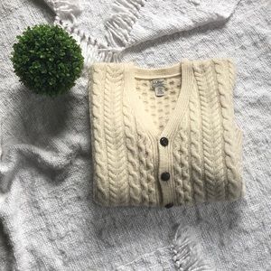 L.L.Bean | Cable Knit Fisherman’s Sweater | Wool |